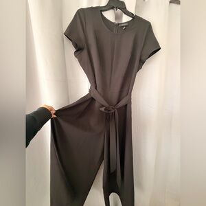 Lane Bryant Black Belted Jumpsuit - Size 18